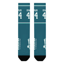 Lade das Bild in den Galerie-Viewer, Socken Sportsocken lang Damen Herren mit Allover Print mit Foto Design Motiv Text selbst gestalten und bedrucken