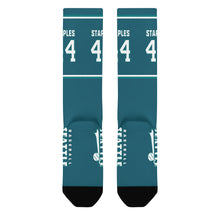 Lade das Bild in den Galerie-Viewer, Socken Sportsocken lang Damen Herren mit Allover Print mit Foto Design Motiv Text selbst gestalten und bedrucken