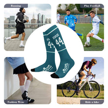 Lade das Bild in den Galerie-Viewer, Socken Sportsocken lang Damen Herren mit Allover Print mit Foto Design Motiv Text selbst gestalten und bedrucken