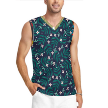 Lade das Bild in den Galerie-Viewer, Multi-Image-Design Herren / Männer Basketball Weste mit V-Ausschnitt TK mit Fotos Muster Text Logo selbst gestalten und bedrucken