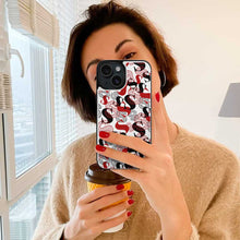 Lade das Bild in den Galerie-Viewer, TPU Leder iPhone 15 Plus Pro Max Handyhülle Business Handytasche Kartenfach Schutzhülle mit Standfunktion zum Aufklappen aufstellbar Etui mit Foto Design Motiv Text selbst gestalten und bedrucken