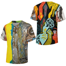 Lade das Bild in den Galerie-Viewer, Multi-Image-Design Herren / Männer TSYX Baseballshirt mit kurzen Ärmeln und Knopfleiste mit Foto Design Motiv Text selbst gestalten und bedrucken (Simple Design)