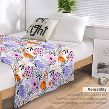 Lade das Bild in den Galerie-Viewer, Tagesdecke Kuscheldecke Wohndecke Flanell Sofadecke Home Living für Zuhause und unterwegs mit Foto Design Motiv Text selbst gestalten und bedrucken (Vertikale Version)