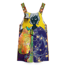 Lade das Bild in den Galerie-Viewer, Multi-Image-Design Damen / Frauen Damen / Frauen Hosenträger Jumpsuit Shorts ULR mit Foto Design Motiv Text selbst gestalten und bedrucken (Simple Design)