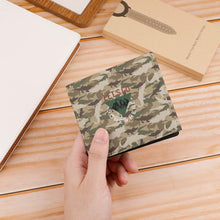 Lade das Bild in den Galerie-Viewer, Unisex Damen Herren Geldbörse Leder im Querformat mit Foto Design Motiv Text selbst gestalten und bedrucken