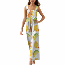 Lade das Bild in den Galerie-Viewer, Einzelbild-Design Damen / Frauen Jumpsuit mit Hosenträgern WLR mit Foto Design Motiv Text selbst gestalten und bedrucken (Simple Design)