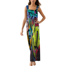 Lade das Bild in den Galerie-Viewer, Multi-Image-Design Damen / Frauen Jumpsuit mit Hosenträgern WLR mit Foto Design Motiv Text selbst gestalten und bedrucken (Simple Design)