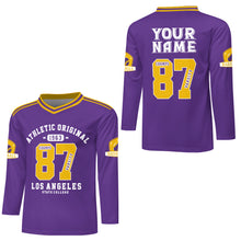 Lade das Bild in den Galerie-Viewer, Herren / Männer Rugby Trikot langes T-Shirt WL mit Foto Design Motiv Text selbst gestalten und bedrucken (Simple Design)