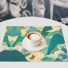 Lade das Bild in den Galerie-Viewer, Waschbare Platzset Tischset Tischmatte 6er-Pack abwischbar wasserdicht Anti-Rutsch mit Foto Design Motiv Text selbst gestalten und bedrucken