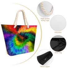 Lade das Bild in den Galerie-Viewer, Multi-Image-Design Hanfseil Tragetasche mit großem Fassungsvermögen XB0601066 mit Foto selbst gestalten und bedrucken