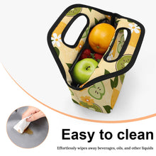 Lade das Bild in den Galerie-Viewer, Einzelbilddruck Tragbare Lunchtasche mit Fotos Muster Text Logo selbst gestalten und bedrucken
