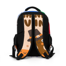 Lade das Bild in den Galerie-Viewer, Multi-Image-Design Taschen Rucksack Schultasche Schulrucksack mit Fotos Muster Text Logo selbst gestalten und bedrucken