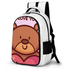 Lade das Bild in den Galerie-Viewer, Multi-Image-Design Taschen Rucksack Schultasche Schulrucksack mit Fotos Muster Text Logo selbst gestalten und bedrucken