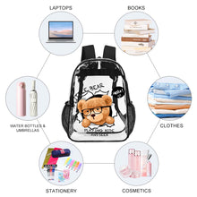 Lade das Bild in den Galerie-Viewer, 17 Zoll Transparente Rucksack Schultasche mit Fotos Muster Text Logo selbst gestalten und bedrucken