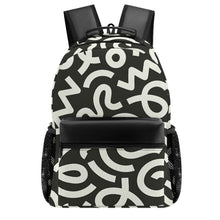 Lade das Bild in den Galerie-Viewer, Lässiger Taschen Rucksack Schultasche Schulrucksack XB0604193 mit Fotos Muster Text Logo selbst gestalten und bedrucken