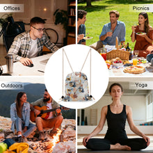 Lade das Bild in den Galerie-Viewer, Canvas Kordelzugbeutel Kordeltasche Rucksack XB0604196 mit Fotos Muster Text Logo selbst gestalten und bedrucken