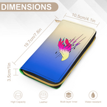 Lade das Bild in den Galerie-Viewer, Lange Brieftasche / Geldbörse (Ohne Seil) (unterschiedliche Bilder auf beiden Seiten) mit Foto selbst gestalten und bedrucken