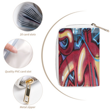 Lade das Bild in den Galerie-Viewer, Multi-Image-Design Geldbörsen / Geldbeutel Kartentasche aus Leder mit Foto selbst gestalten und bedrucken