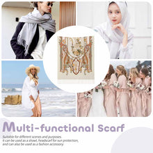 Lade das Bild in den Galerie-Viewer, Schal mit Fransen mit Foto Text selbst gestalten und bedrucken