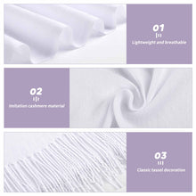 Lade das Bild in den Galerie-Viewer, Schal mit Fransen mit Foto Text selbst gestalten und bedrucken