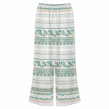 Lade das Bild in den Galerie-Viewer, Einzelbilddruck Damen / Frauen Set aus Hemd mit Rundhalsausschnitt und Fledermausärmeln + Hose mit weitem Bein und elastischem Bund YKL04 mit Fotos Muster Text Logo selbst gestalten und bedrucken