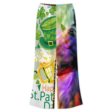 Lade das Bild in den Galerie-Viewer, Multi-Image-Druck Damen / Frauen Set aus Hemd mit Rundhalsausschnitt und Fledermausärmeln + Hose mit weitem Bein und elastischem Bund YKL04 mit Fotos Muster Text Logo selbst gestalten und bedrucken