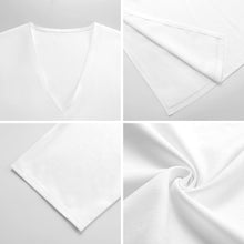 Lade das Bild in den Galerie-Viewer, Multi-Image-Design Personalisierte Morgenmantel im mediterranen Stil mit V-Ausschnitt und halblangen Ärmeln YKL06 für Damen / Frauen | Langärmliger Morgenmantel mit V-Ausschnitt mit Foto selbst gestalten