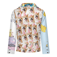 Lade das Bild in den Galerie-Viewer, Multi-Image-Druck Freizeitanzug Casual Suit Z33W mit Fotos Muster Text Logo selbst gestalten und bedrucken