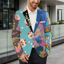 Lade das Bild in den Galerie-Viewer, Multi-Image-Druck Herren / Männer Freizeitanzug Casual Suit Z34W mit Fotos Muster Text Logo selbst gestalten und bedrucken