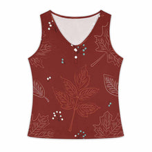 Lade das Bild in den Galerie-Viewer, Einzelbild Design Damen / Frauen Tank Top V-Ausschnitt Knopf Weste ZBX mit Foto Design Motiv Text selbst gestalten und bedrucken (Simple Design)