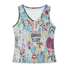 Lade das Bild in den Galerie-Viewer, Multi-Image-Design Damen / Frauen Tank Top V-Ausschnitt Knopf Weste ZBX mit Foto Design Motiv Text selbst gestalten und bedrucken (Simple Design)