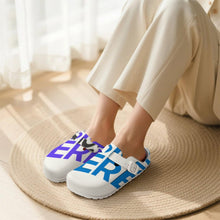 Lade das Bild in den Galerie-Viewer, Herren Damen Birkenstock Hausschuhe Slippers F53 mit Fotos Muster Text Logo selbst gestalten und bedrucken