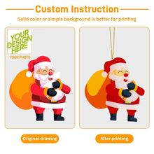 Lade das Bild in den Galerie-Viewer, Acryl Weihnachtsschmuck (verschiedene Bilder) mit Foto Text selbst gestalten und bedrucken