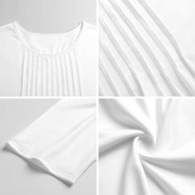 Lade das Bild in den Galerie-Viewer, Damen 3/4-Arm Shirt mit Raffung | Oberteil mit Foto personalisieren