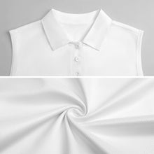 Lade das Bild in den Galerie-Viewer, Damen Polo-Shirt ärmellos | personalisieren & bedrucken