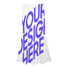 Lade das Bild in den Galerie-Viewer, Einzelbild-Design Damen / Frauen Langer Rock mit hoher Taille GM mit Foto Design Motiv Text selbst gestalten und bedrucken (Simple Design)
