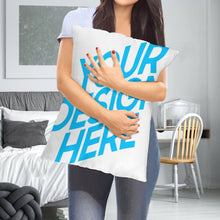 Lade das Bild in den Galerie-Viewer, Polyester Kissenbezug Kissenhülle beidseitig bedruckt (vertikale Version) (dasselbe Bild auf beiden Seiten) mit Foto Muster Text selbst gestalten und bedrucken