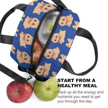 Lade das Bild in den Galerie-Viewer, Personalisierte Crossbody-Lunchbag | Isoliert & Hands-Free | Dein Design