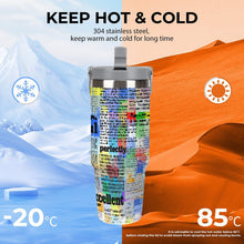 Lade das Bild in den Galerie-Viewer, Personalisierbarer Thermobecher Auto (30oz) | Edelstahl mit Foto
