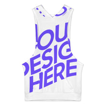 Lade das Bild in den Galerie-Viewer, Damen / Frauen Tank Top mit Kapuze und Taschen BX07 mit Foto Design Motiv Text selbst gestalten und bedrucken (Simple Design)