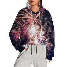 Lade das Bild in den Galerie-Viewer, Personalisierbarer Crop Hoodie Damen | Dein Design, Dein Stil