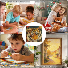 Lade das Bild in den Galerie-Viewer, Personalisiertes Holzpuzzle mit unregelmäßigen Teilen