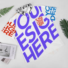 Lade das Bild in den Galerie-Viewer, Herren Kurzarmhemd mit Revers und Taschen B339 mit Fotos Muster Text Logo selbst gestalten und bedrucken