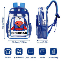 Lade das Bild in den Galerie-Viewer, Transparenter Rucksack mit Netzfach – individuell bedruckbar mit eigenem Motiv
