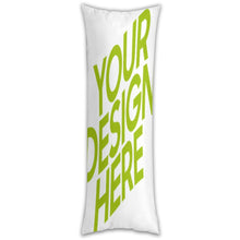 Lade das Bild in den Galerie-Viewer, Polyester Kissenbezug mit langen Streifen mit einseitig bedruckt (vertikale Version) mit Foto Muster Text selbst gestalten und bedrucken
