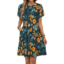 Lade das Bild in den Galerie-Viewer, Kurzarmkleid personalisieren | Damen Sommerkleid mit Foto gestalten