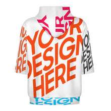 Lade das Bild in den Galerie-Viewer, Unisex Damen/Herren Kapuzenpullover Sweatshirt Kapuzenshirt Halbarm LM033 Multi-Image-Design Gesundheitstuch (auch Luftschicht genannt) mit Foto Design Motiv Text selbst gestalten und bedrucken