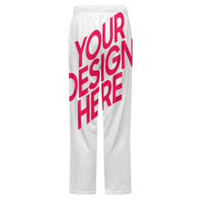 Lade das Bild in den Galerie-Viewer, Herren / Männer Plüschiger lockerer Zuhause Pyjamahose LM217 (Vorder und Rückenteil gestaltbar) mit Foto Design Motiv Text selbst gestalten und bedrucken