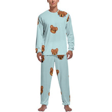 Lade das Bild in den Galerie-Viewer, Herren Schlafanzug personalisieren | Pyjama Set aus Milchseide