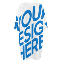 Lade das Bild in den Galerie-Viewer, Einzelbilddruck Damen / Frauen Lockeres Große Größe T-Shirt Home Kurzarm Pyjama Nachthemd LM475 mit Fotos Muster Text Logo selbst gestalten und bedrucken